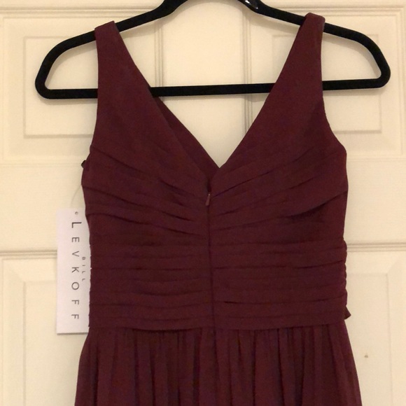 Bill Levkoff Style 498 Wine77 color Size 6. - Picture 4 of 6